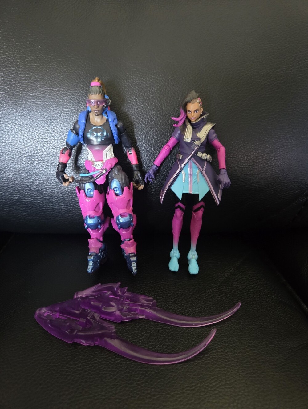 Hasbro Overwatch Ultimates Series Sombra and Lucio Action Figures